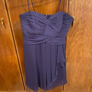 David’s Bridal Purple Bridesmaids Dress